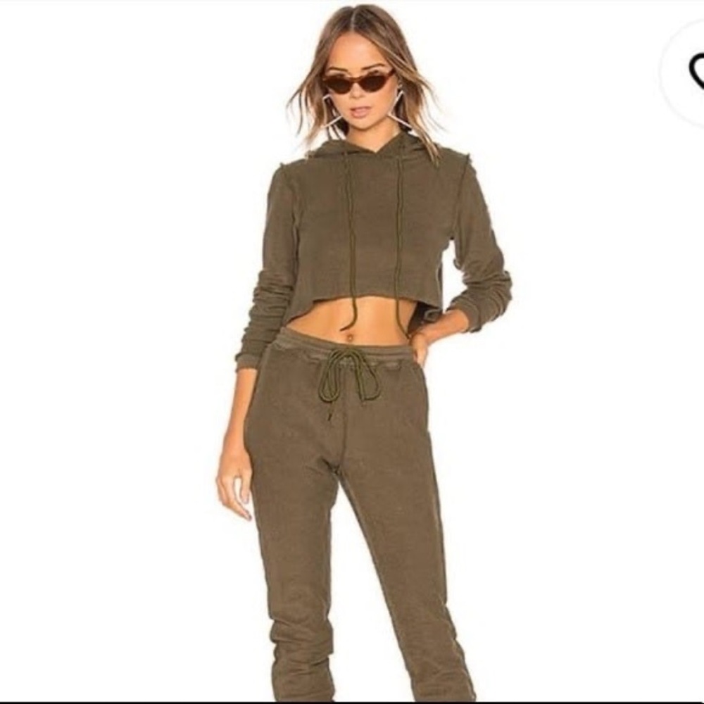 Danielle Guizio Olive Green Set